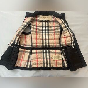 Burberry Down Women’s Vest SIZE MEDIUM Black Color